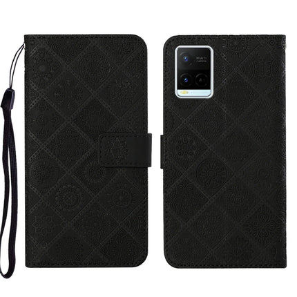 Ethnic Style Embossed Pattern Leather Phone Case, For vivo Y51 2020, For vivo Y21