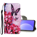 For Xiaomi 11T / Red Flower Butterfly
