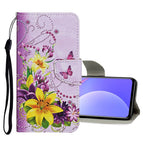 For Xiaomi 11T / Yellow Flower Butterfly