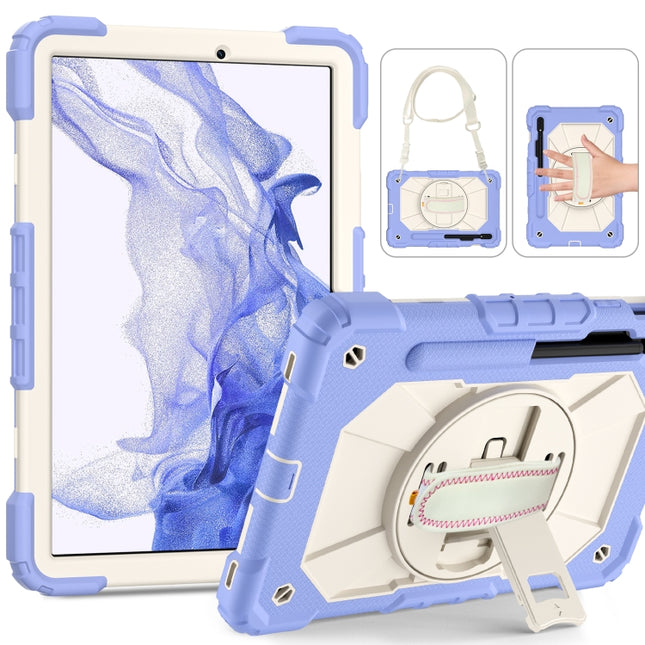 Contrast Color Robot Silicone + PC Tablet Case, For Samsung Galaxy Tab S8 / Tab S7