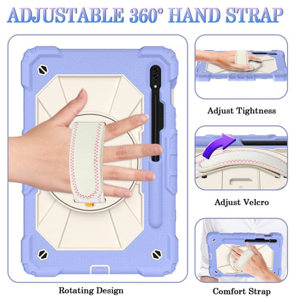 Contrast Color Robot Silicone + PC Tablet Case, For Samsung Galaxy Tab S8 / Tab S7