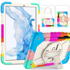 Contrast Color Robot Silicone + PC Tablet Case, For Samsung Galaxy Tab S8 / Tab S7