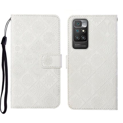 Ethnic Style Embossed Pattern Leather Phone Case, For Xiaomi Redmi 10, For Xiaomi Redmi 10C, For Xiaomi Redmi K40