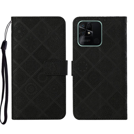 Ethnic Style Embossed Pattern Leather Phone Case, For Xiaomi Redmi 10, For Xiaomi Redmi 10C, For Xiaomi Redmi K40