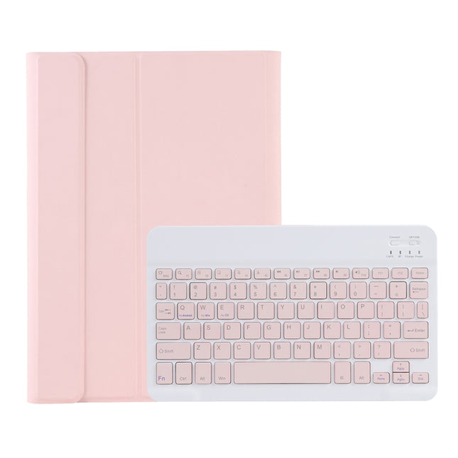 A610B Candy Color Bluetooth Keyboard Leather Case with Pen Slot, For Samsung Galaxy Tab S6 Lite