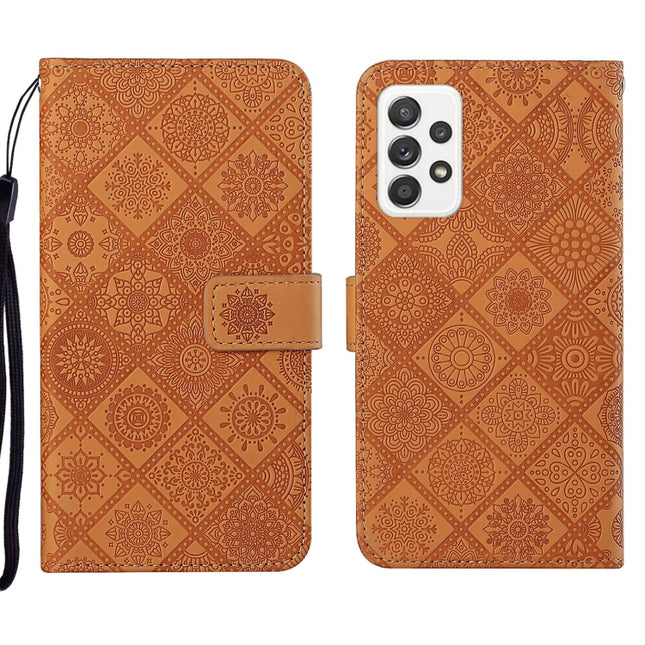 Ethnic Style Embossed Pattern Leather Phone Case, For Samsung Galaxy A33 5G, For Samsung Galaxy A52, For Samsung Galaxy A53