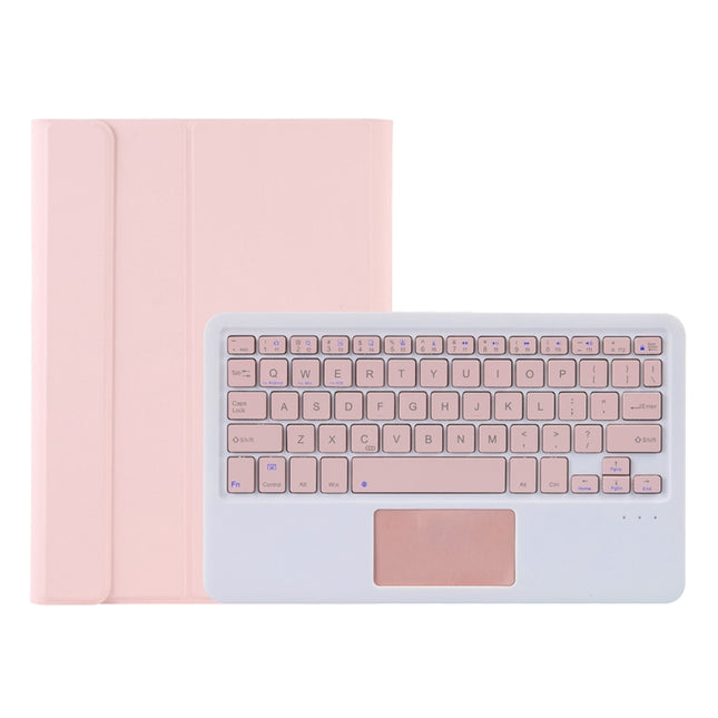 A610B-A Candy Color Bluetooth Keyboard Leather Case with Pen Slot & Touchpad