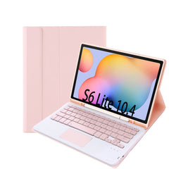 A610B-A Candy Color Bluetooth Keyboard Leather Case with Pen Slot & Touchpad