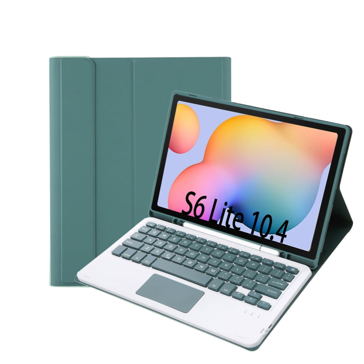 A610B-A Candy Color Bluetooth Keyboard Leather Case with Pen Slot & Touchpad