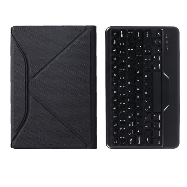 B0N5 Diamond Texture Bluetooth Keyboard Leather Case with Triangle Back Support, B0N5