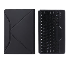 B0N5 Diamond Texture Bluetooth Keyboard Leather Case with Triangle Back Support