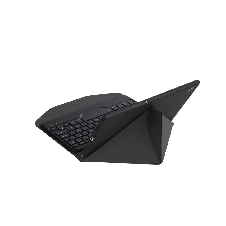 B0N5 Diamond Texture Bluetooth Keyboard Leather Case with Triangle Back Support