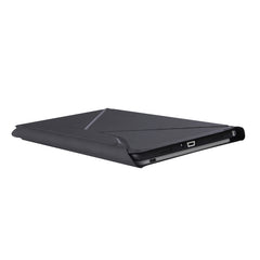 B0N5 Diamond Texture Bluetooth Keyboard Leather Case with Triangle Back Support