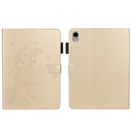 Embossed Plum Bossom Pattern Smart Leather Tablet Case, For iPad Pro 11 inch 2020 / 2018, For iPad mini 2024 / mini 6