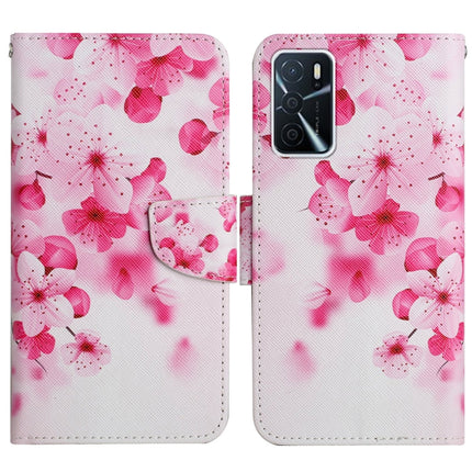 Painted Pattern Flip Leather Phone Case, For OPPO A16