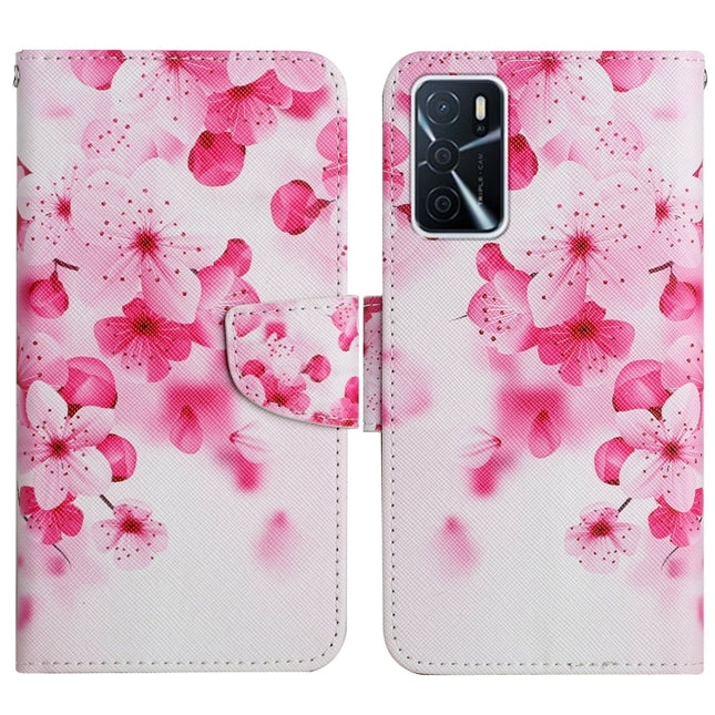 Painted Pattern Flip Leather Phone Case, For OPPO A16
