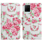 For vivo Y21 / Y21S / Y33S / Rose Flower