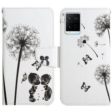 Painted Pattern Flip Leather Phone Case, For vivo Y21 / Y21S / Y33S