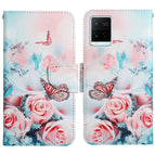 For vivo Y21 / Y21S / Y33S / Peony Butterfly