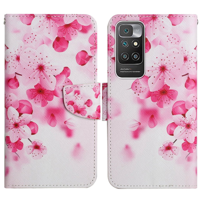 Painted Pattern Flip Leather Phone Case, For Xiaomi Redmi 10