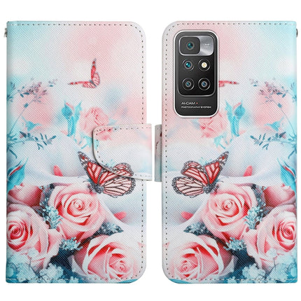 Painted Pattern Flip Leather Phone Case, For Xiaomi Redmi 10