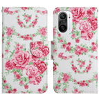 For Xiaomi Redmi K40 / Rose Flower