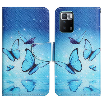 Painted Pattern Flip Leather Phone Case, For Xiaomi Redmi Note 10 Pro 5G