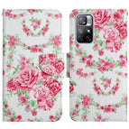 For Xiaomi Redmi Note 11 5G China / Rose Flower
