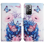 For Xiaomi Redmi Note 11 5G China / Purple Butterfly