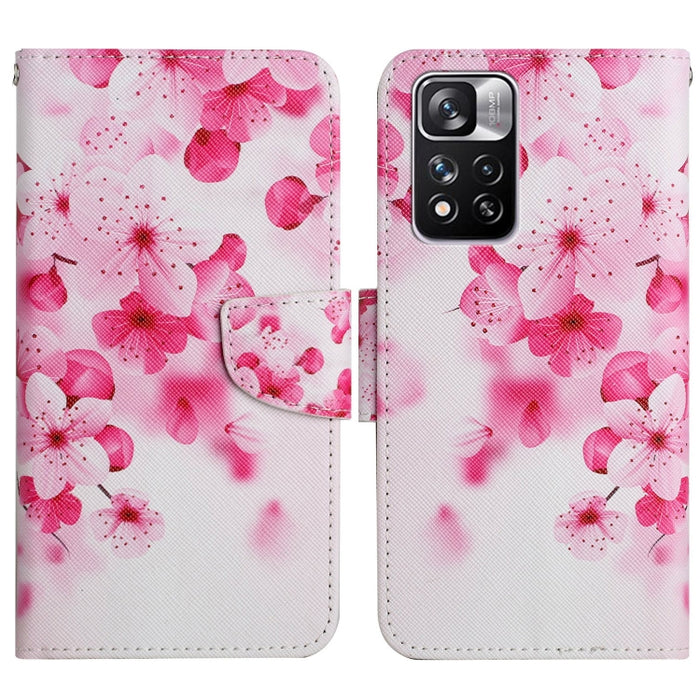 Painted Pattern Flip Leather Phone Case, For Xiaomi Redmi Note 11 Pro 5G China