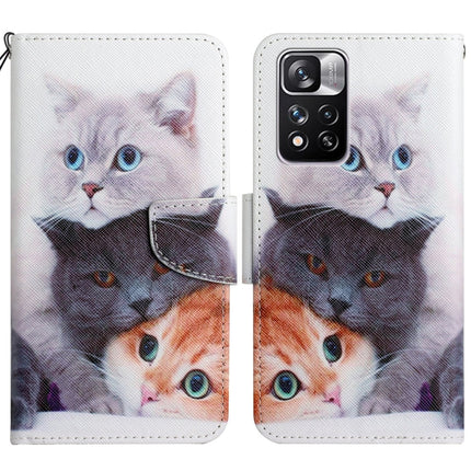 Painted Pattern Flip Leather Phone Case, For Xiaomi Redmi Note 11 Pro 5G China