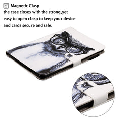 Cross Texture Painted Smart Leather Tablet Case, For iPad mini 2024 / mini 6