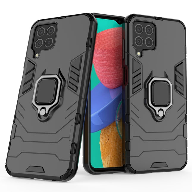 PC + TPU Shockproof Protective Phone Case with Magnetic Ring Holder, For Samsung Galaxy M33 5G India