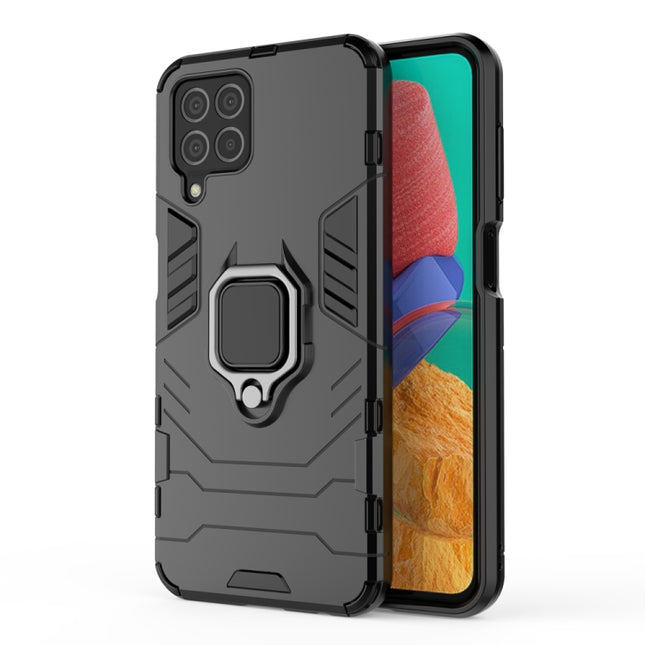 PC + TPU Shockproof Protective Phone Case with Magnetic Ring Holder, For Samsung Galaxy M33 5G India