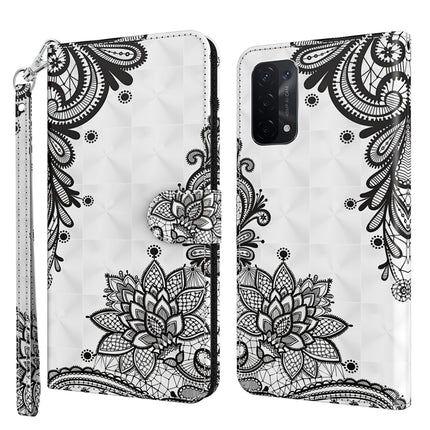 3D Painting Pattern Flip Leather Phone Case, For OPPO A54 5G / A74 5G, For OPPO A74 4G