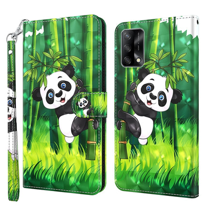 3D Painting Pattern Flip Leather Phone Case, For OPPO A54 5G / A74 5G, For OPPO A74 4G