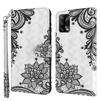 3D Painting Pattern Flip Leather Phone Case, For OPPO A54 5G / A74 5G, For OPPO A74 4G