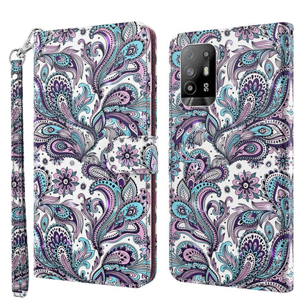 3D Painting Pattern Flip Leather Phone Case, For OPPO A94 5G / A95 5G, For OnePlus Nord N20 5G / OPPO A96 5G
