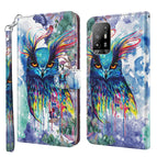 For OPPO A94 5G / A95 5G / Watercolor Owl