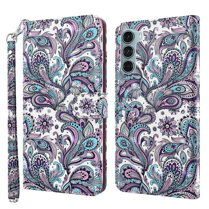 3D Painting Pattern Flip Leather Phone Case, For Motorola Moto G200 5G / Edge S30, For Nokia G50