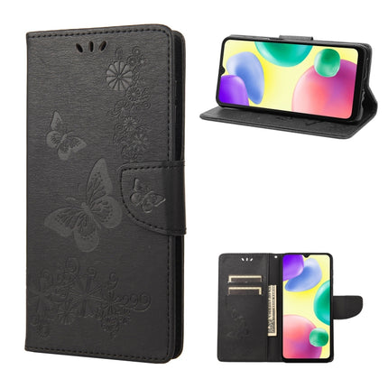 Butterfly Embossed Leather Phone Case, For Xiaomi Redmi 10A, For Xiaomi Redmi 10C, For Samsung Galaxy M23 5G