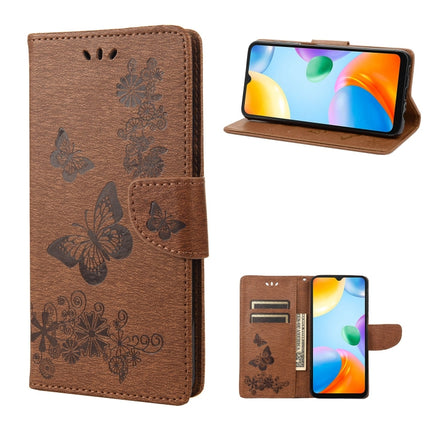 Butterfly Embossed Leather Phone Case, For Xiaomi Redmi 10A, For Xiaomi Redmi 10C, For Samsung Galaxy M23 5G