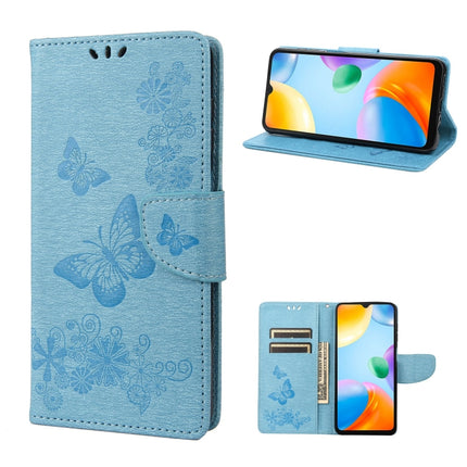 Butterfly Embossed Leather Phone Case, For Xiaomi Redmi 10A, For Xiaomi Redmi 10C, For Samsung Galaxy M23 5G