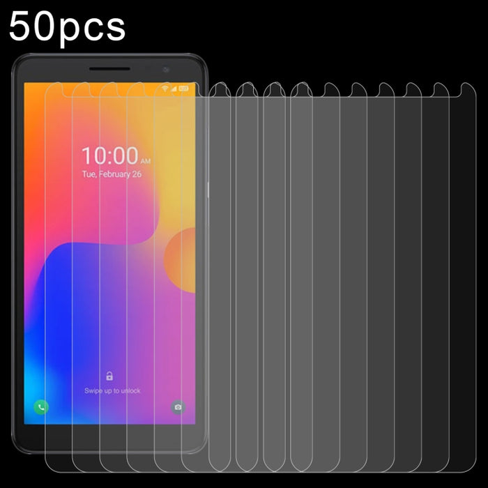 50 PCS 0.26mm 9H 2.5D Tempered Glass Film, For Alcatel 1B 2022 (50 PCS), For Infinix Hot 12 (50 PCS), For Infinix Note 12 (50 PCS), For Infinix Smart 6 HD (50 PCS)