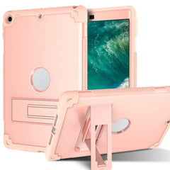 PC+Silicone Holder Tablet Case, For iPad 9.7 2018 / 2017, For iPad 10.2 2020 / 2019