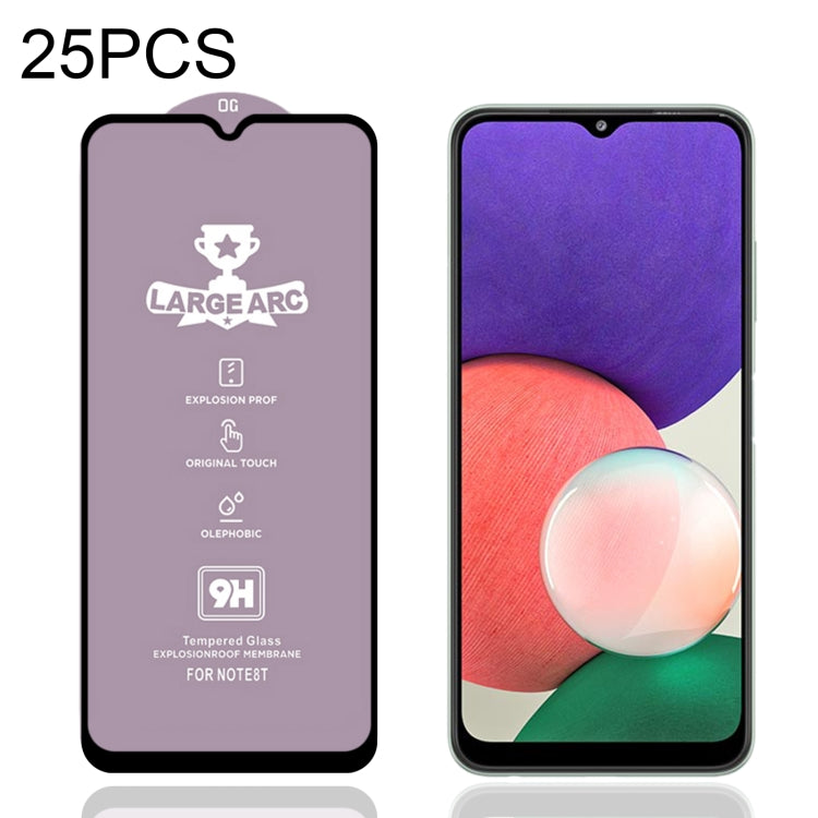25 PCS 9H HD Alumina Tempered Glass Film