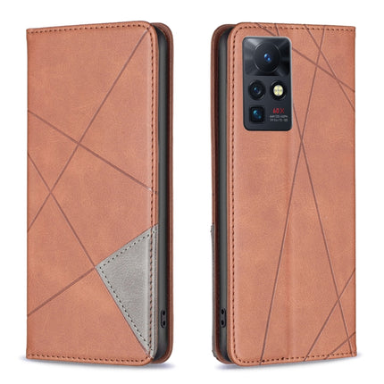 Prismatic Invisible Magnetic Leather Phone Case, For Infinix Zero X / X Pro
