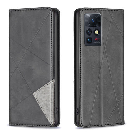Prismatic Invisible Magnetic Leather Phone Case, For Infinix Zero X / X Pro