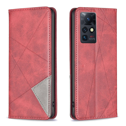 Prismatic Invisible Magnetic Leather Phone Case, For Infinix Zero X / X Pro