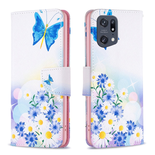 Drawing Pattern Leather Phone Case, For OnePlus Nord N200 5G, For OPPO Find X5 Pro, For OPPO Reno7 5G Global